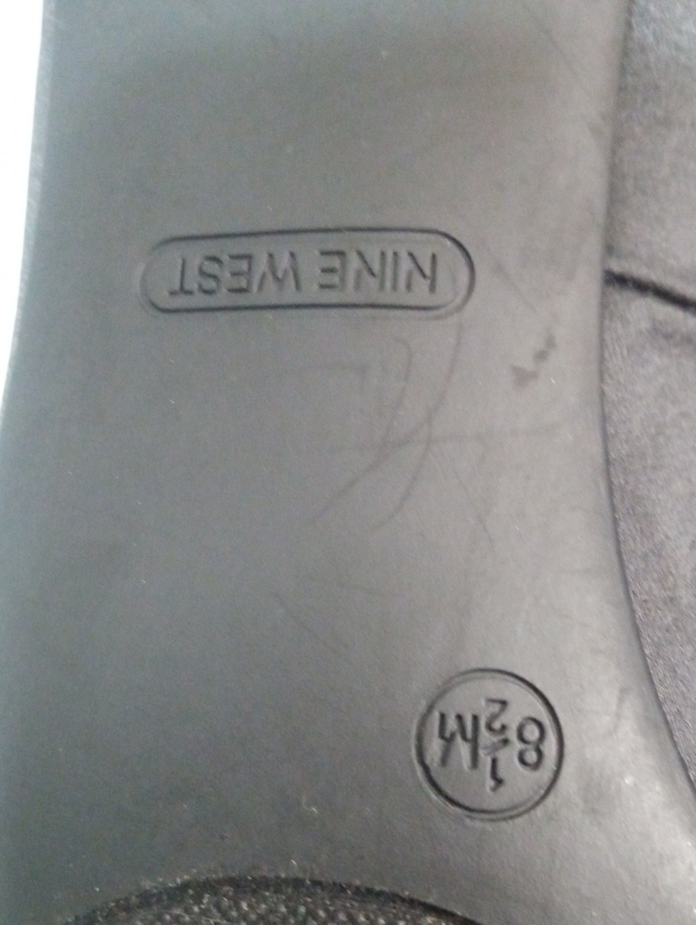 NINE WEST SATIN/RHINESTONE SHOES - Picture 9 of 10